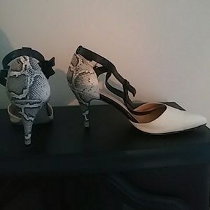 Snake skin heels